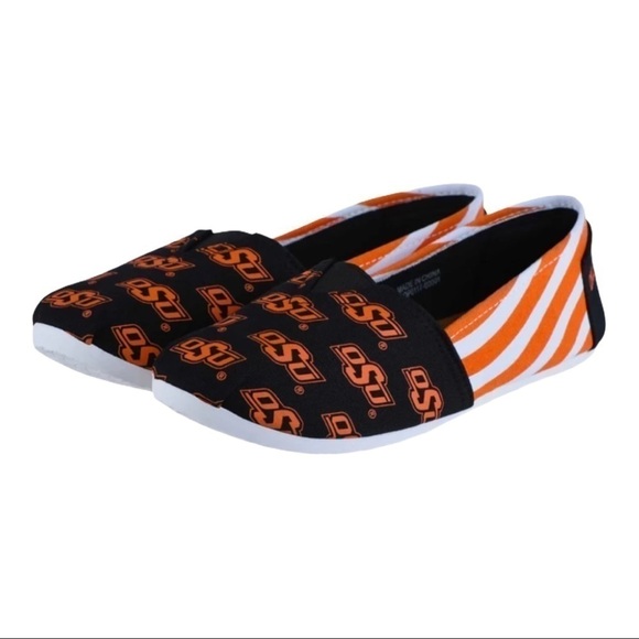Oklahoma State University NEW Canvas Flats - Picture 4 of 4